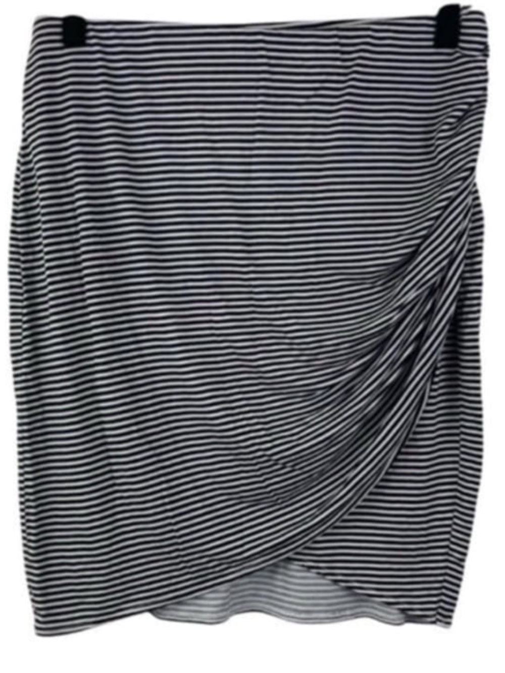 a.n.a Striped Ruched Mini Skirt